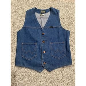 Wrangler Denim Vest Vintage